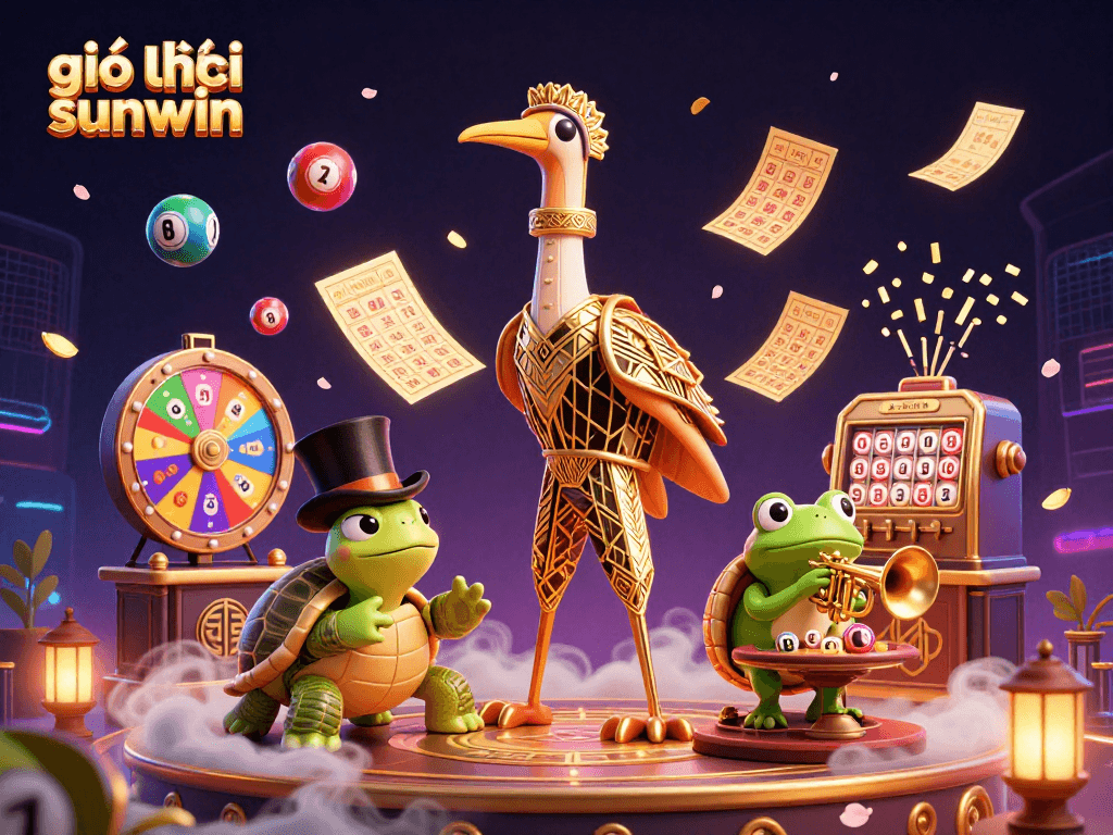 Experience the excitement of giới thiệu sunwin with vibrant characters and dynamic gambling elements.