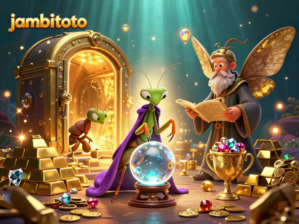 Engage with jambitoto's immersive gaming world featuring mystical characters and treasures
