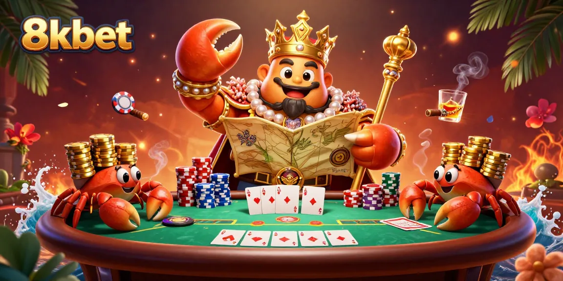Experience the excitement of gaming at 8xbet with cartoon crab empires and poker thrills.