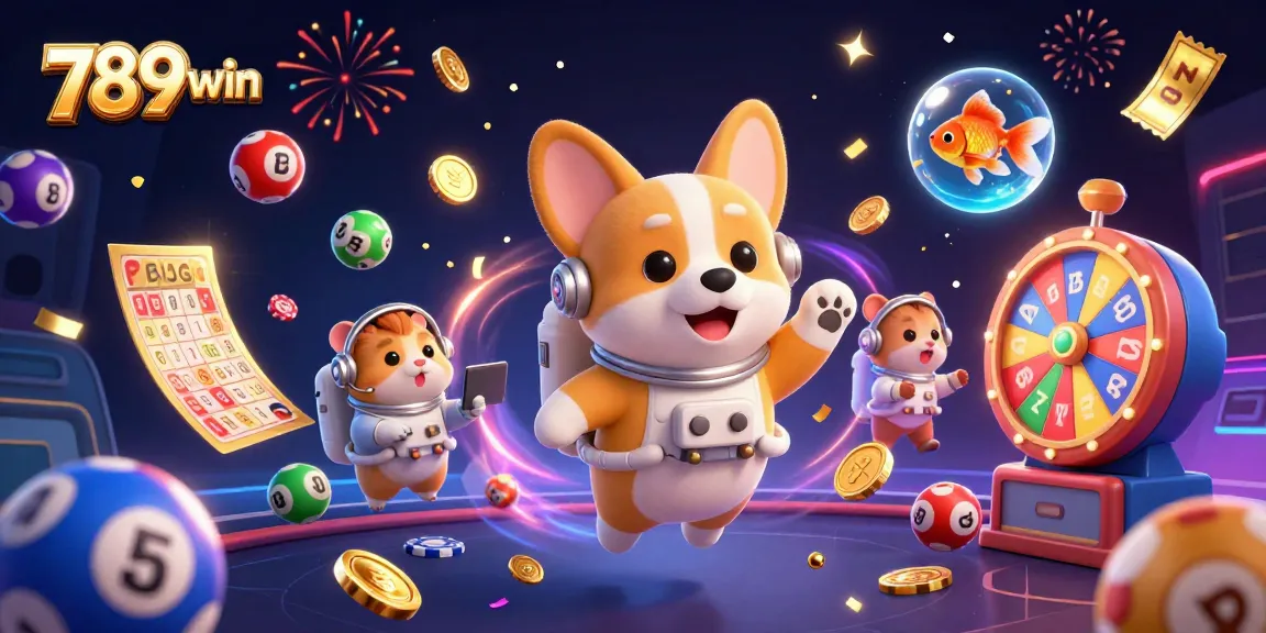 Win exciting prizes at 789win in an immersive space casino with vibrant gaming elements.