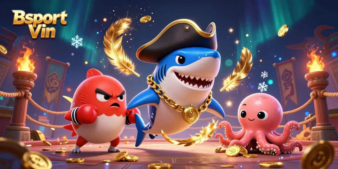 Engage with Bsport Vin betting with colorful characters in an exciting casino scene